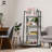4 Tier Ladder Bookshelf, Bookcase Shelf Storage Rack Organizer, Rustic Oak-370006346