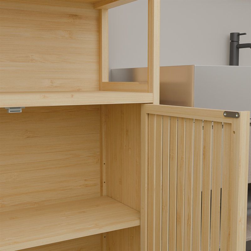 Support de rangement multi-scène haute capacité à deux portes de 38 pouces de hauteur