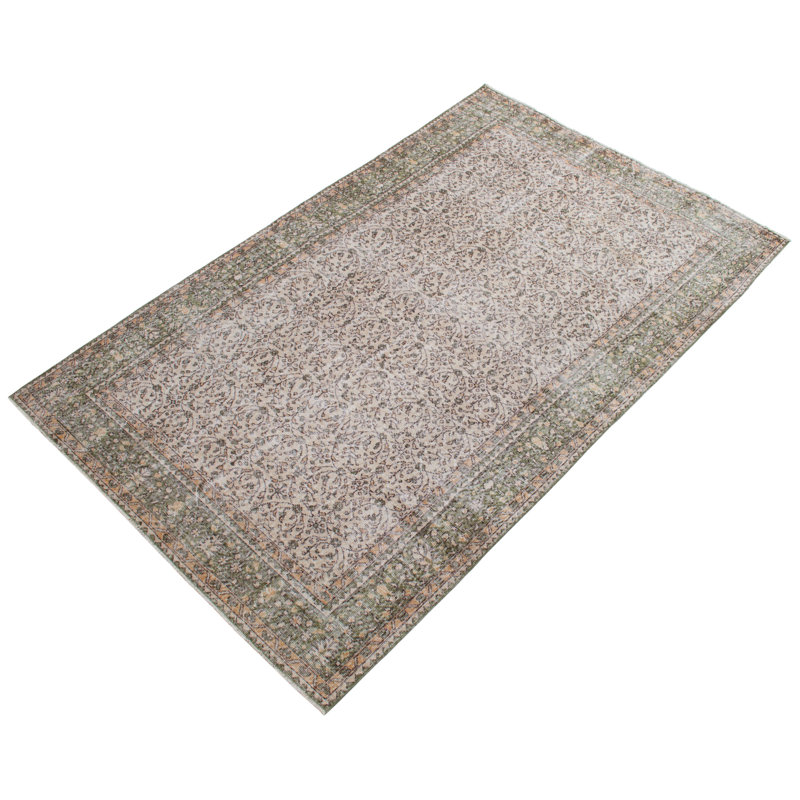 Tapis beige à transition de couleur 6 pi 4 po x 10 pi 3 po