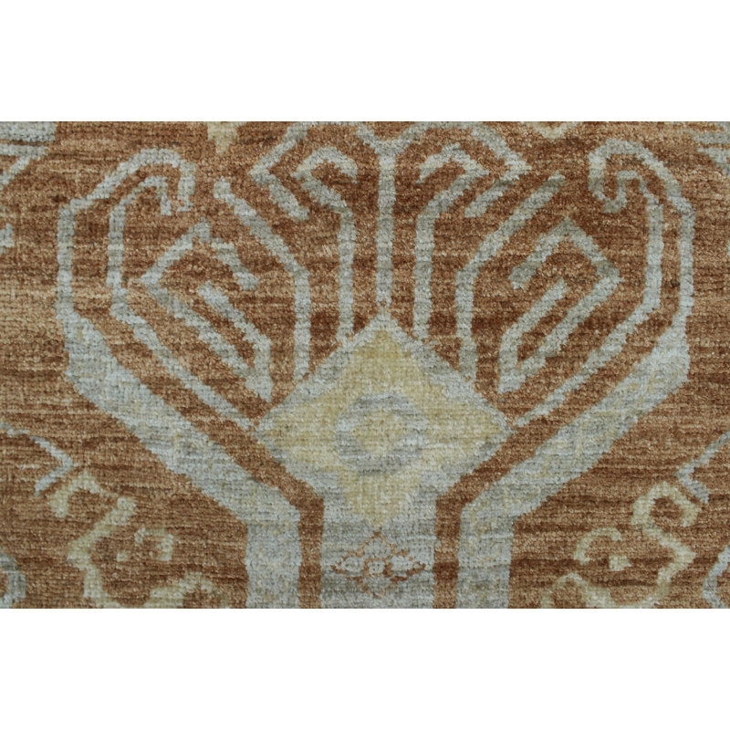 Suzann One-of-a-Kind 6' X 8'11" Wool Area Rug in Brown