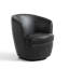 Ensemble de 2 chaises d'appoint en polyuréthane et coussins souples Aunna-109238303