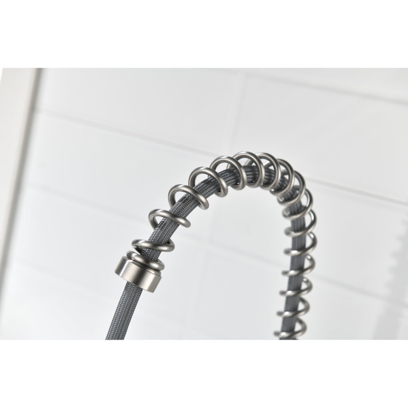 Brushed Nickel Touch Kitchen Faucet With Pull Down Nozzle - , To Corrosion And Tarnish Stainless Steel Rust, Brushed Nickel