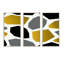 Formes géométriques dorées et noires - ensemble d'art mural moderne sur toile encadrée 3-1480605772-1480605773