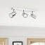 Benton IP44 Rated Bathroom 3 Way Bar Ceiling Light & Warm LED Bulbs-589850985-589851421