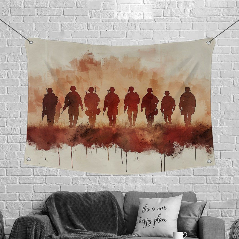 Microfiber Fabric Tapestry, 50" H x 60" W