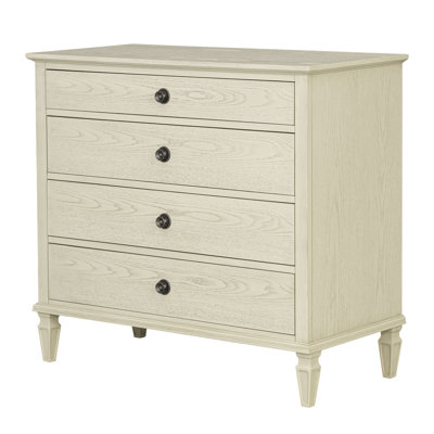 Victoria Antique Cream 40" W 4-Drawer Dresser
