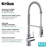 KRAUS Britt 2-in-1 Commercial Style Pull Down Single Handle Water Filter Faucet for Reverse Osmosis or Water Filtration System-60491093
