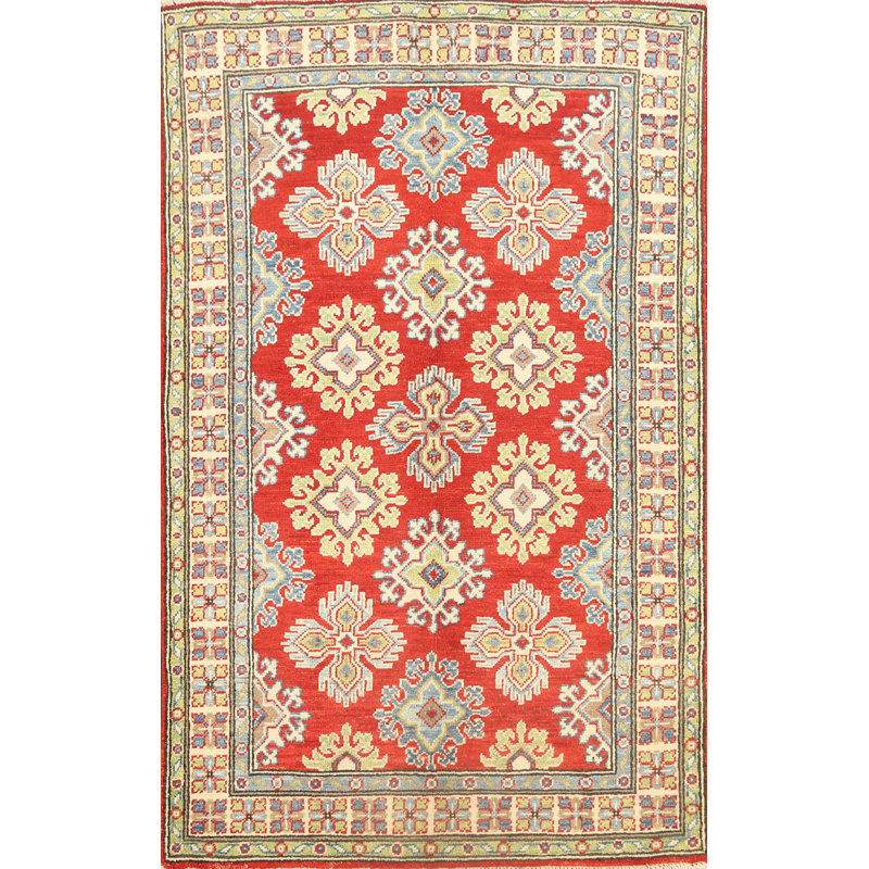 One-of-a-Kind 3'2" X 5' New Age Wool Area Rug in