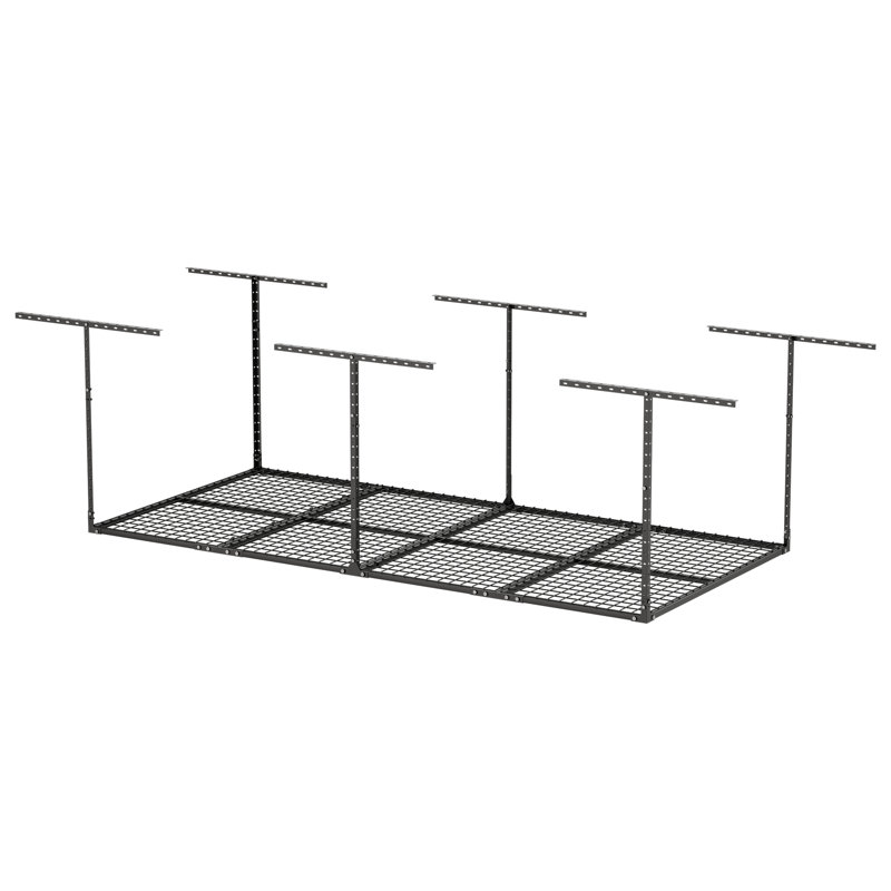 Overhead Garage Storage Rack,Heavy-Duty Garage Shelving System Creates Dry Storage,700LB Rated & Height Adjustable Ceiling Organizer