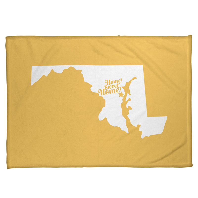 Jeté en polaires pour annapolis home, l 62,5 po x L 82,5 po, Jaune