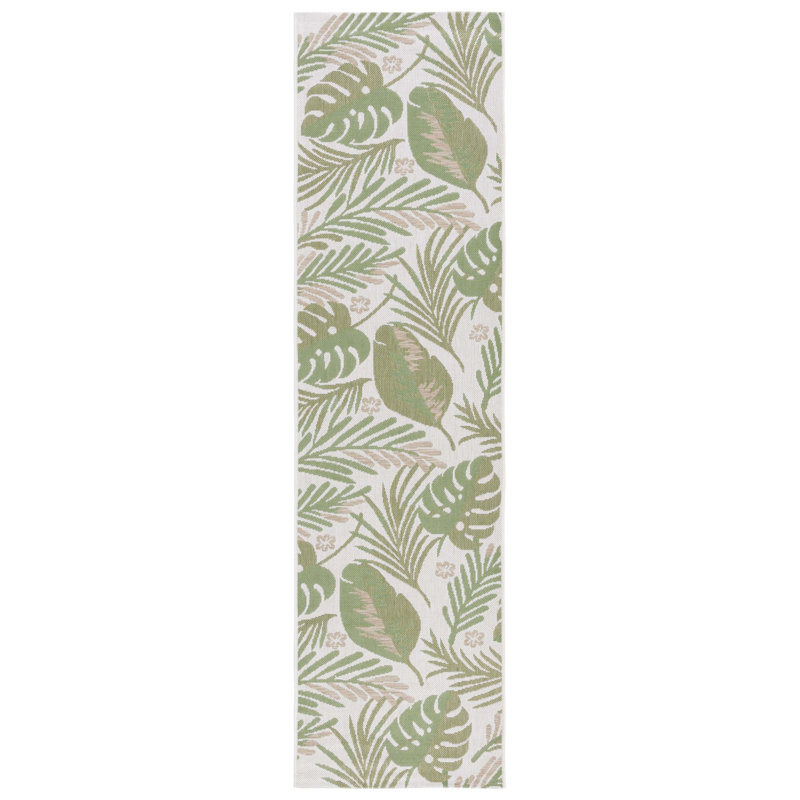 Ishaan Performance Floral Indoor/Outdoor Area Rug, Runner 2'3" x 8'