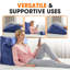 Housse et insert de traversin en velours-1304431740