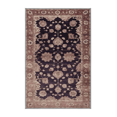 Tapis brun lavable à la machine