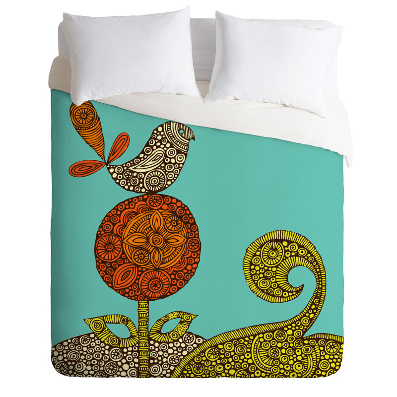 Valentina Ramos Traditional Polyester Paisley Duvet Cover, Twin Duvet Cover, Luxe