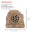 Solar Bluetooth Wireless Rock Speaker, Waterproof Outdoor Audio System - Portable Sound, High-Fidelity, 11" Tall , Brown-435952174