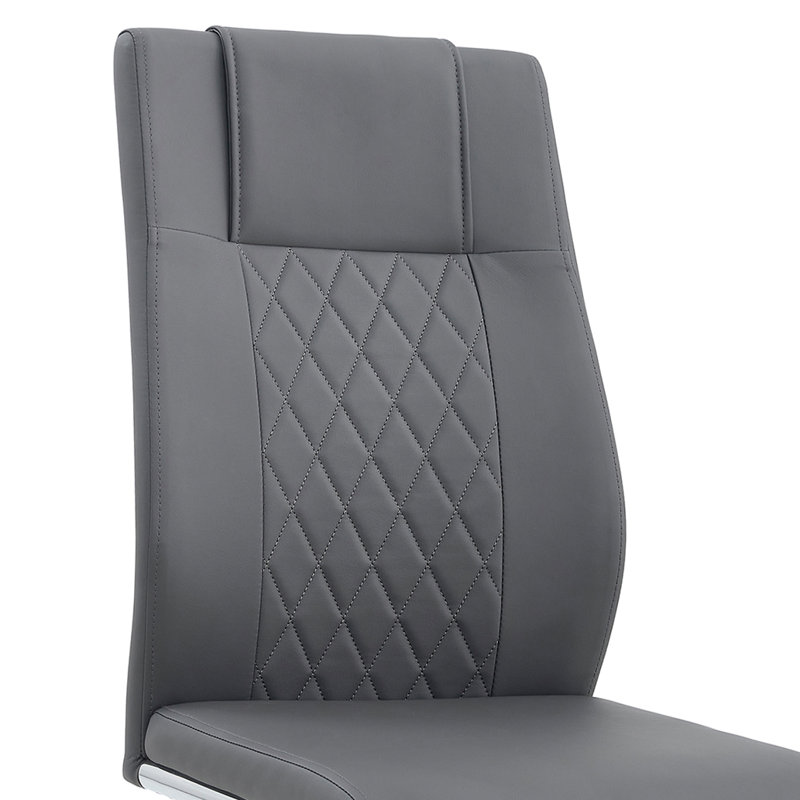 Ensemble de chaises de salle à manger Kermie, Gris