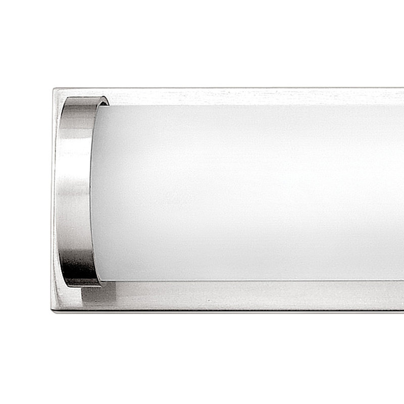 Warsame 2-Light Dimmable Bath Bar, Polished Nickel