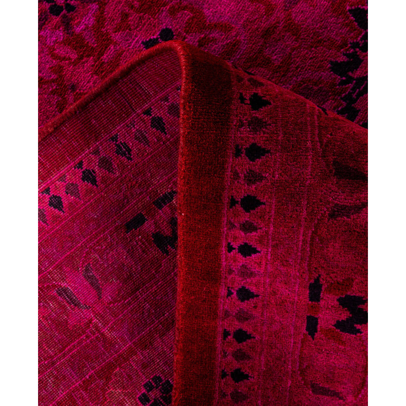 Overdyed One-of-a-Kind 9' 1" X 12' 0" Hand Knotted Area Rug