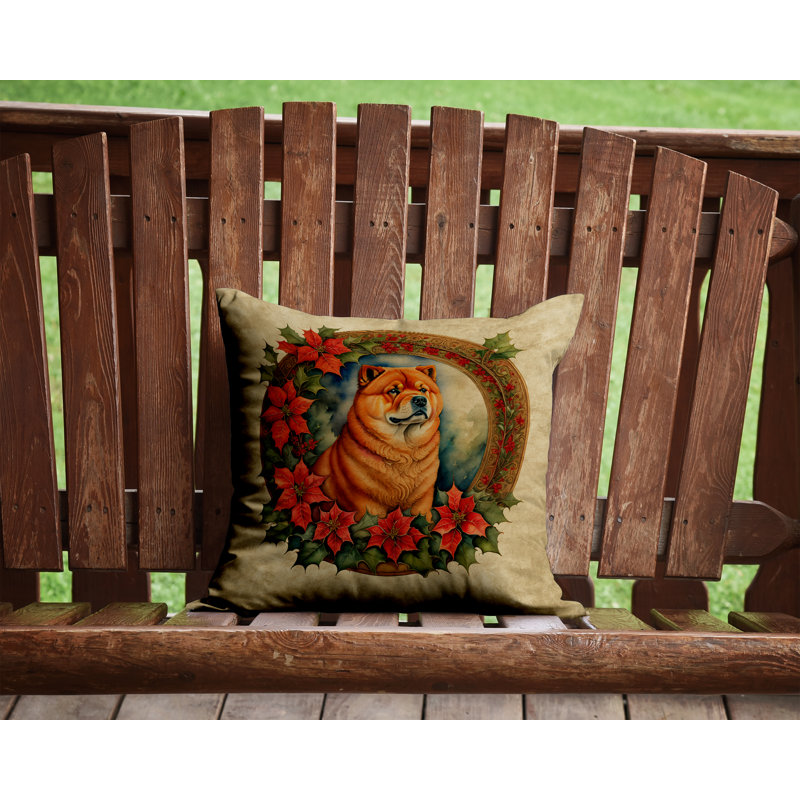 Coussin Christmas, 14 po x 14 po, Carré
