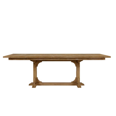 Counter Height Trestle Table - Cashew