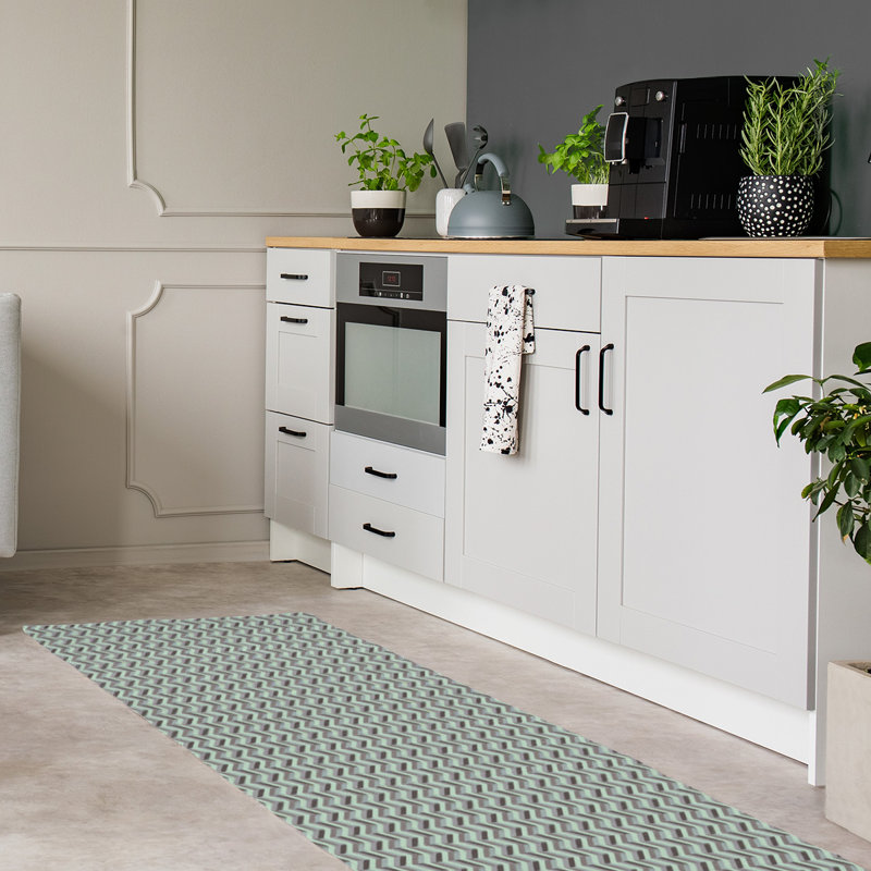 Chenille Chevron Indoor Rug, Runner 2'6" x 8'