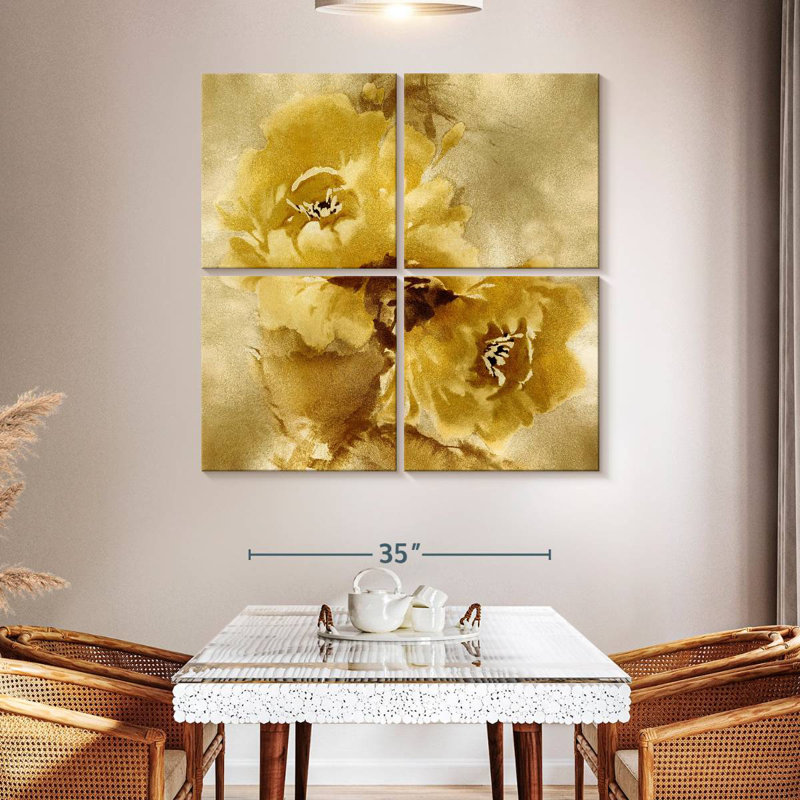 Harnek Flower Bloom On Gold II