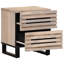 40cm W Steel Bedside Table-101281049