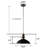 Glenover 3 - Light Matte Black Pendant