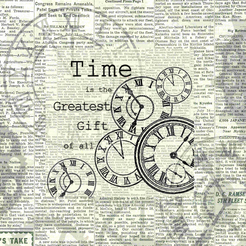 " Time Multi Clocks ", 12" H x 12" W