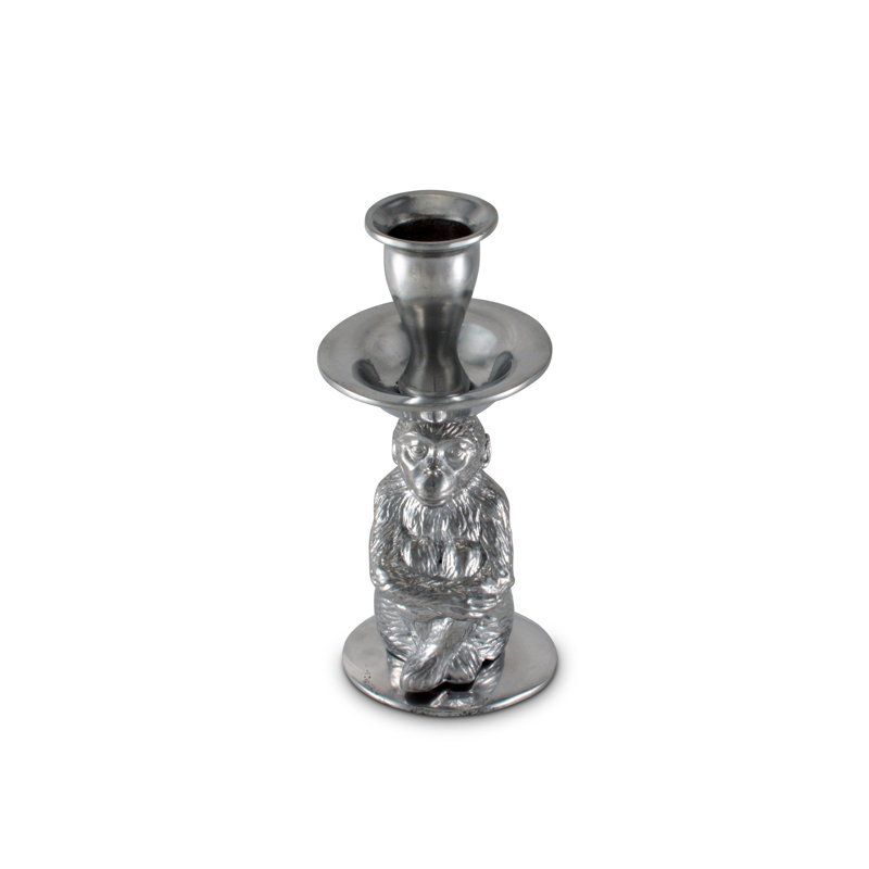 Safari 6'' H Metal Tabletop Candlestick