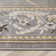 Tapis gris Gret Fleur De Lis