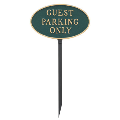 Guest Parking Only Statement Garden Sign