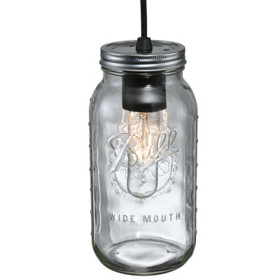 Mason Jar 1 - Light Pendant