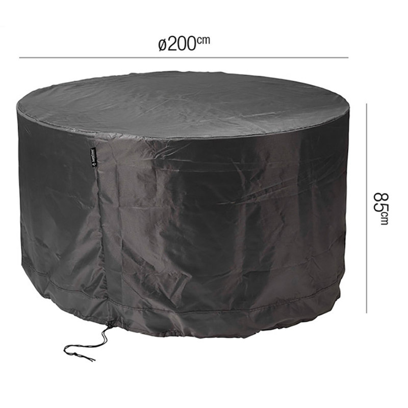 Jayant Round Patio Dining Set Cover, 85 cm H x 200 cm W x 200 cm D