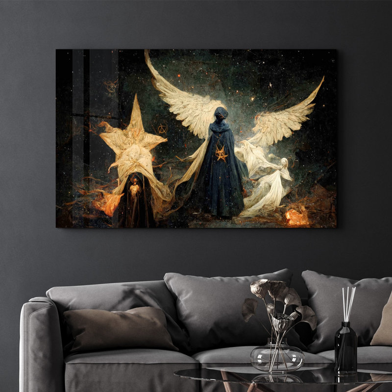 Peinture décorative en verre trempé