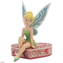 Disney Enesco Tinker Bell With Butterfly 10 cm Multicolor