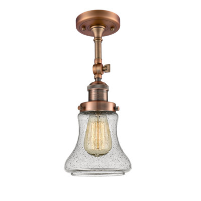 Edda Glass Semi Flush Mount