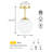 Andren Flush Light 1 Light Semi Flush Mount Ceiling Light, Globe Ceiling Light-1115016047