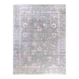 Overdyed One-of-a-Kind 9' 1" x 12' 1" Hand Knotted Area Rug