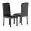  Modern Dining Chairs Black(set Of 2)