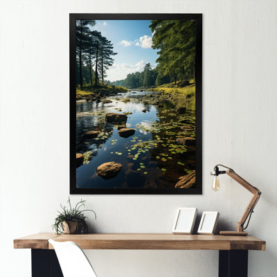 Basanta " Green Brown Mississippi Landscape "
