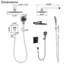 Système de douche complet avec valve brute-91074267
