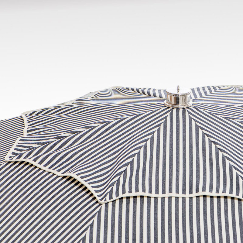 Patio 90'' W Umbrella, Navy/White Striped
