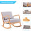 Chaise berçante inclinable avec repose-pieds Ahvianna-1173381245