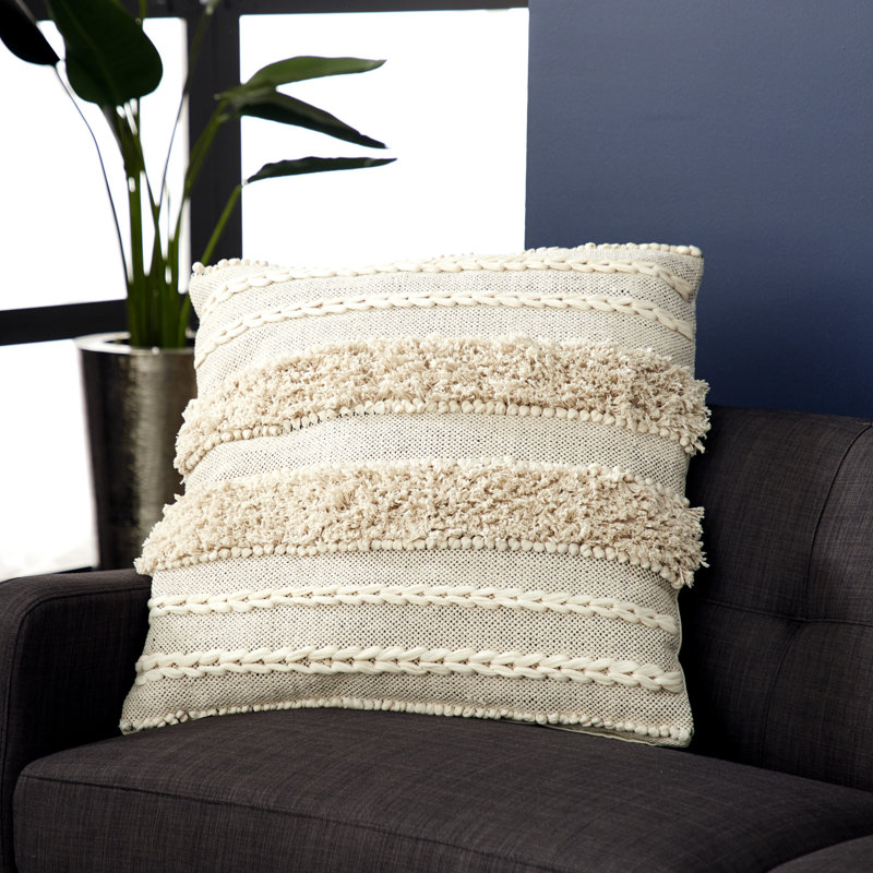 Coussin en coton Johana, 28 po x 28 po