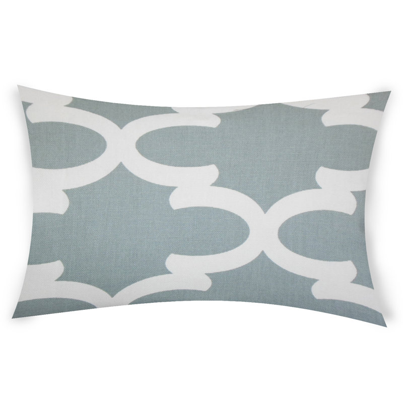  Housse et insert rectangulaires en coton, Gris, 12 po x 18 po