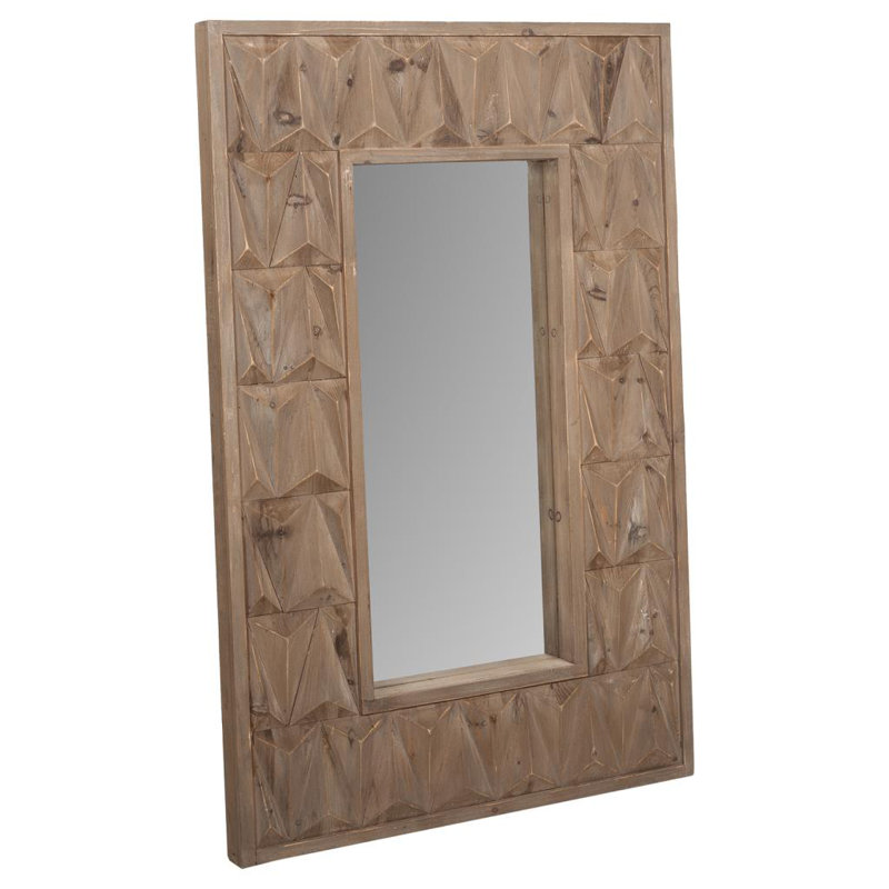 Maumelle Wood Flat Wall Mirror