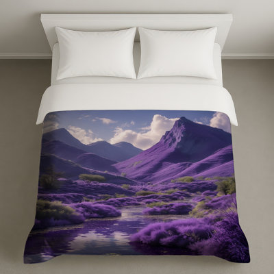 Housses de couette Lavender Mountain Landscape