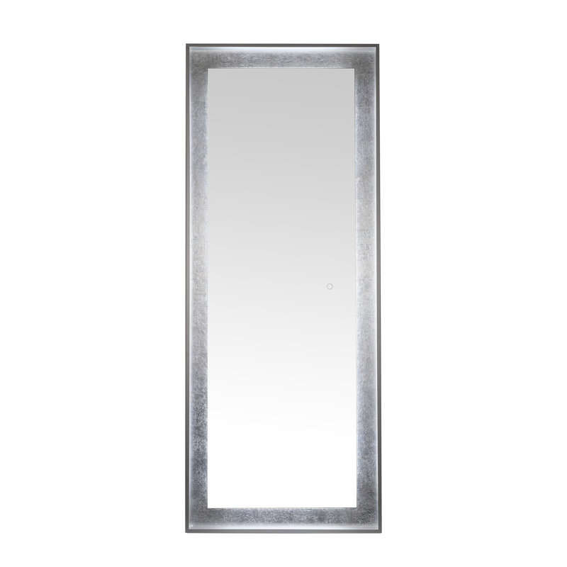 Montauk 26" Silver Grey Aluminum LED Rectangular Mirror