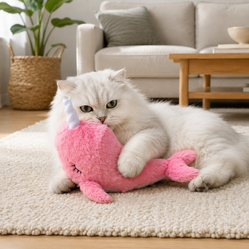 Ensemble de jouets pour chat Flap, Narval 10,4 x 4 x 2,8 pouces